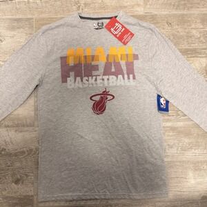 Miami Heat Ultra Game NBA Men's Super Soft Supreme Long‎ Sleeve T-shirt Size M
